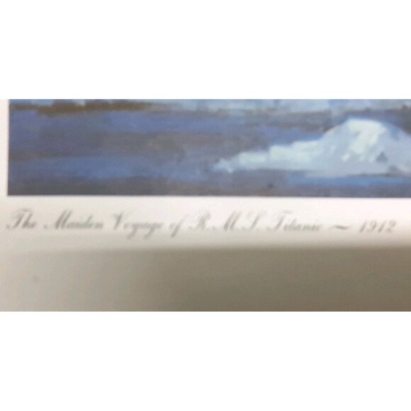 Cunard Titanic The Maiden Voyage of R.M.S. Titanic 1912 artwork Gordon Johnson - Picture 3 of 4